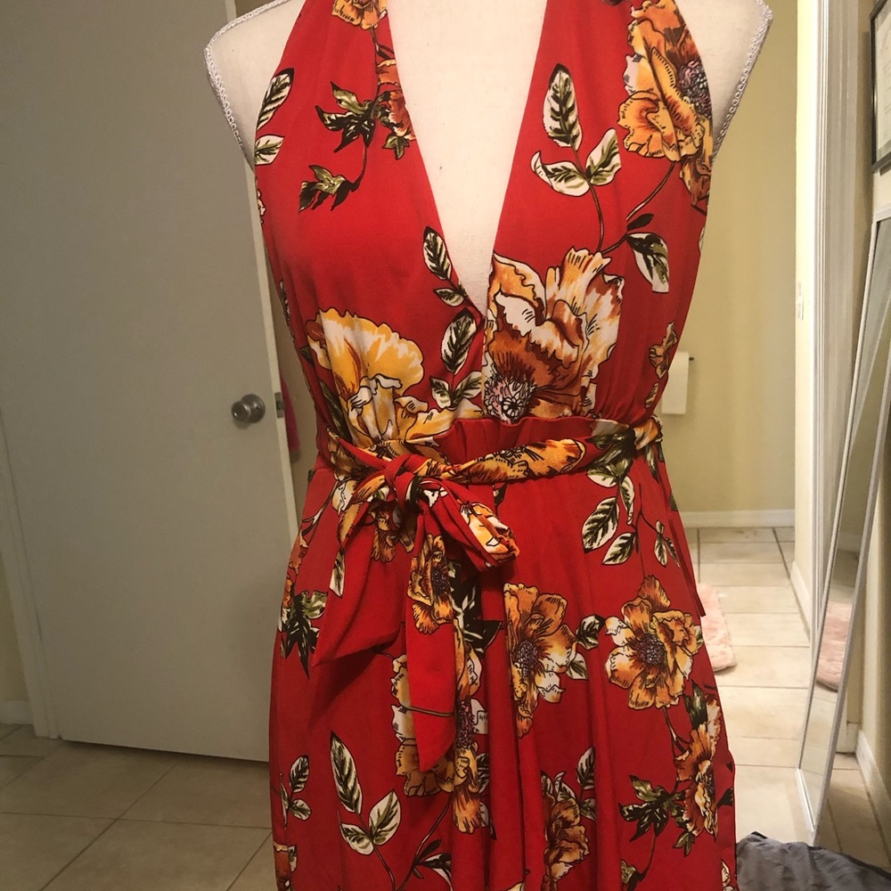Floral express romper NWT